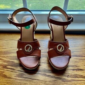 New Nautica Damla Wedge Sandals 7.5